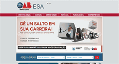 Desktop Screenshot of esamg.org.br